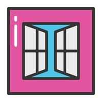 Opened Window Concepts vector