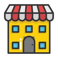 conceptos de tienda pequeña vector