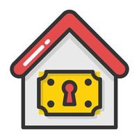 Locked House Concepts vector