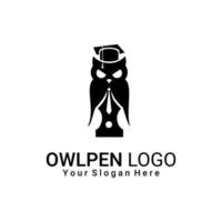 LOGO OWL EDU vector