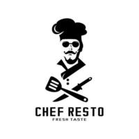 logo chef maestro vector