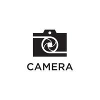 camera store logo design template vector