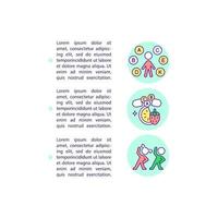 Strengthening immunity concept line icons with text. PPT page vector template with copy space. Brochure, magazine, newsletter design element. Baby health development linear illustrations on white