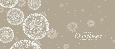 Merry Christmas festival stylish decorative banner design vector