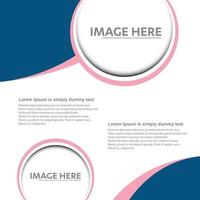 Flyer and brochure trifold template Wave Vector template abstract background Waves line