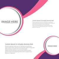 Flyer and brochure trifold template Wave Vector template abstract background Waves line