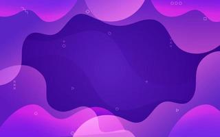 Gradient colorful geometric shapes background vector