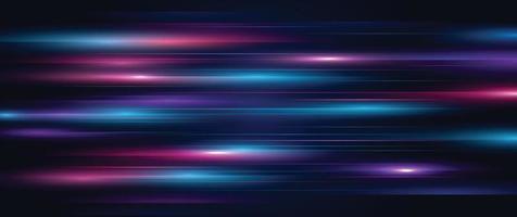 Modern abstract speed line movement. Colorful dynamic motion on blue background. Movement technology pattern for banner or poster design background concept. vector