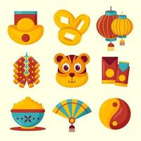 Gong Xi Fa Cai Icon Set vector