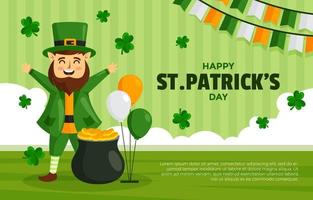 Happy St Patricks Day Background vector