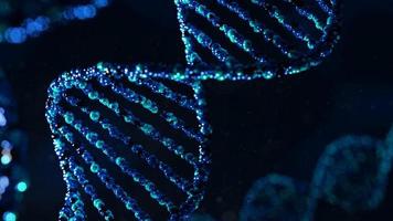 single blue DNA Background dark abstract blue structure surface texture photo