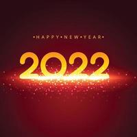 Beautiful 2022 new year card holiday background vector