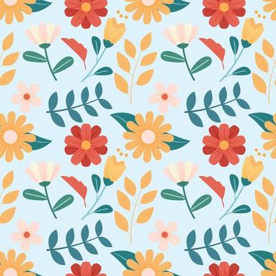 Spring Floral Seamless Pattern