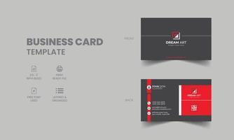 Creative and clean business card template vector