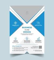 Corporate business flyer design and Vector illustration template
