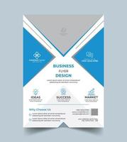 Corporate business flyer design and Vector illustration template