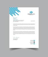 Business letterhead design, Vector illustration template