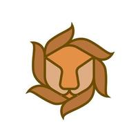 icono del logotipo de león para su marca y negocio vector