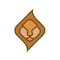 Lion logo icon for your branding and business vector