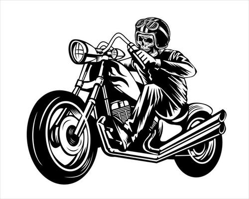 biker drawings