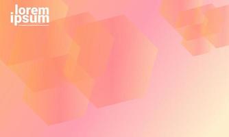3d polygon box abstract background vector
