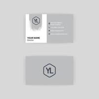 Corporate card design business card template modern banner card vector