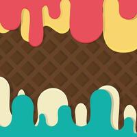 Ice Cream Digital Paper background pattern for commercial use clipart vector