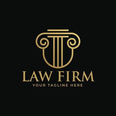 Law firm gold premium logo template 4912892 Vector Art at Vecteezy