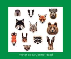 different animal head vector file