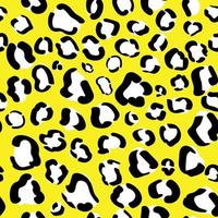 estampado de leopardo amarillo de patrones sin fisuras. Fondo de piel de animal de guepardo. diseño de papel o tela para envolver vector