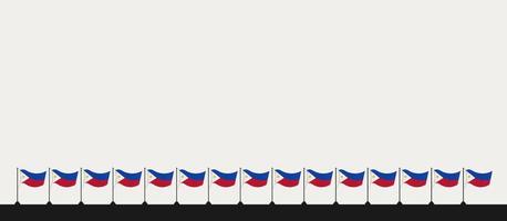 Background Bonifacio Day vector illustration. Background Rizal Day Vector Illustration, and Copy Space Area. Suitable to be placed on content with that theme.