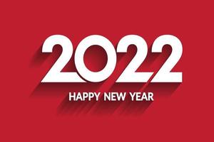 feliz navidad y próspero año nuevo 2022 vector