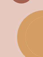 Stylish templates with organic abstract shapes and line in nude colors. Pastel background in minimalist style. Contemporary vector Illustration. Neutral background in minimalist style