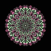 diseño de mandala ornamental de lujo sobre fondo blanco vector