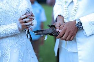 Javanese wedding dress, wedding ceremony photo