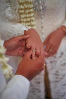 wear a ring, wedding ring, love couple photo