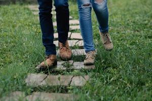 amor pareja, vacaciones, vacaciones y concepto de amistad, boda foto