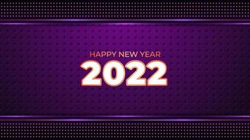 Happy new year 2022 abstract modern creative luxurious colorful background design vector