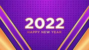 2022 happy new year abstract luxury colorful background design with editable text effect vector