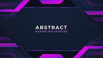 Diseño de fondo de juego de tecnología colorida de lujo abstracto moderno. vector