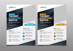 Creative Unique Customize and Editable Corporate Business Booklet Flyer Leaflet Template Vector Design Layout for Office, Company, Marketing, and Multipurpose Use