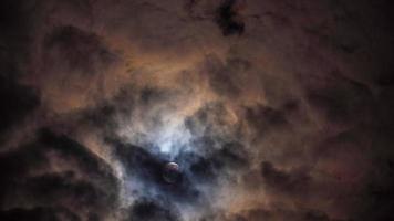 lune rouge, éclipse de pleine lune video