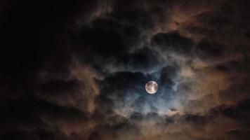 luna roja, eclipse de luna llena video