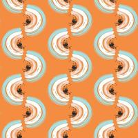 Abstract seamless pattern with brush stroke and marker. Hand drawn doodle shapes, marks and lines. Creative colorful background. Vector illustration