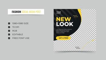 Modern promotion square web banner for social media. Elegant sale and discount promo backgrounds vector