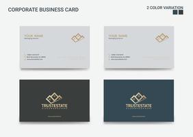 Corporate Business Card Template vector