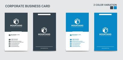 Corporate Business Card Template vector