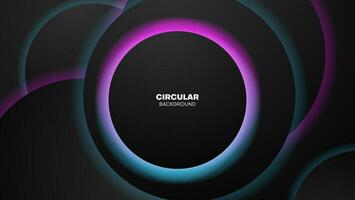 abstract circular neon light background.futuristic background design.metal texture design vector