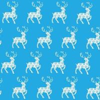 reindeer seamless pattern Art Illustration vector