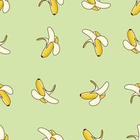 vector de patrón de fruta de plátano
